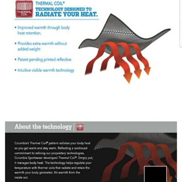 Columbia Sparks Lake Hooded Thermal Coil Jacket Puffer Quilted Black Small - Picture 8 of 10